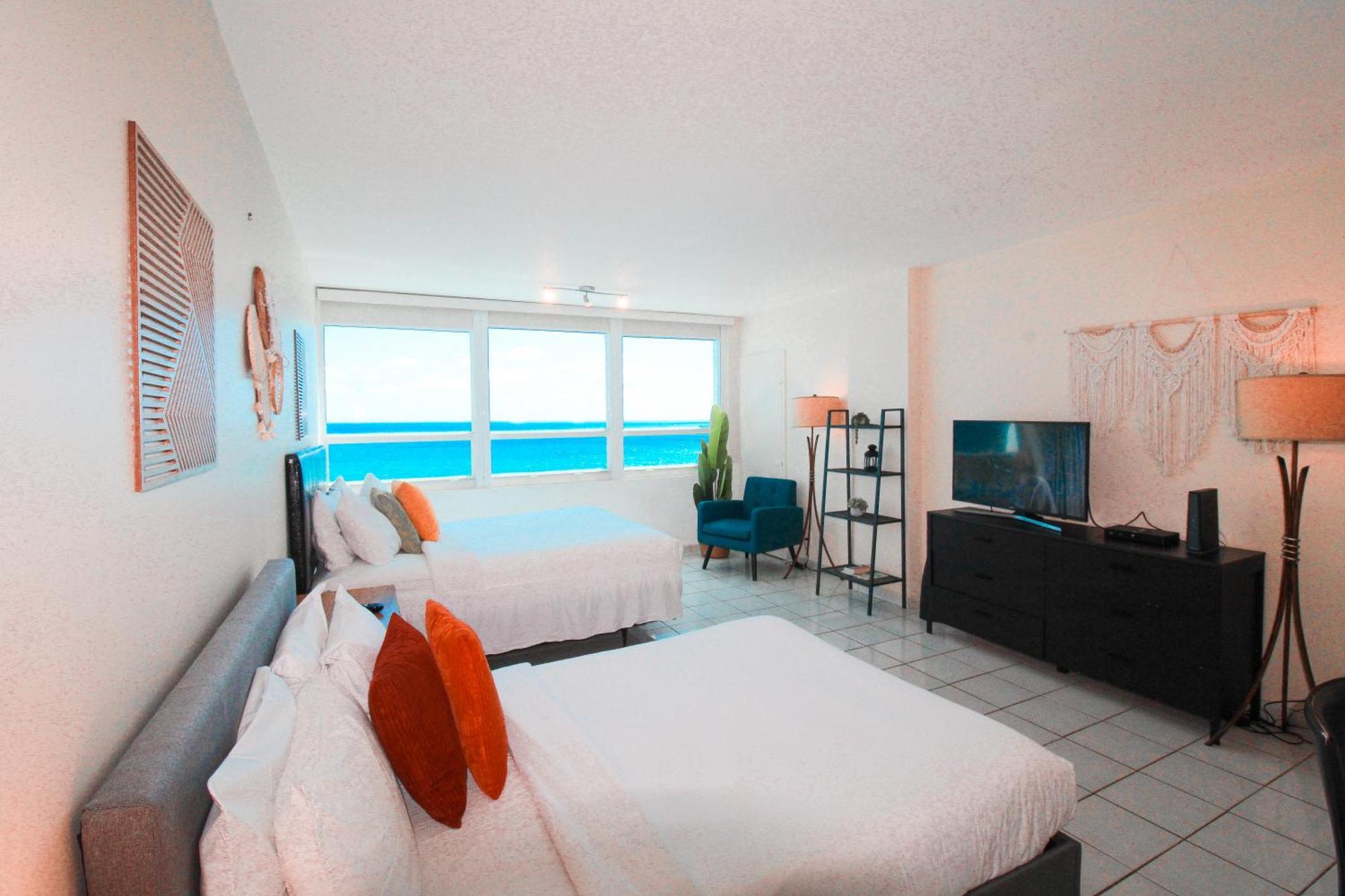 Castle 1733 Ocean View Studio With Direct Beach Access, Pool, Tennis & Free Parking Miami Beach Bagian luar foto